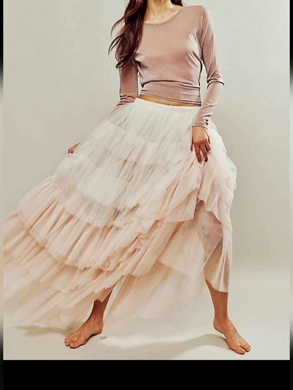 Free People Intimately Mesh So Well Top
